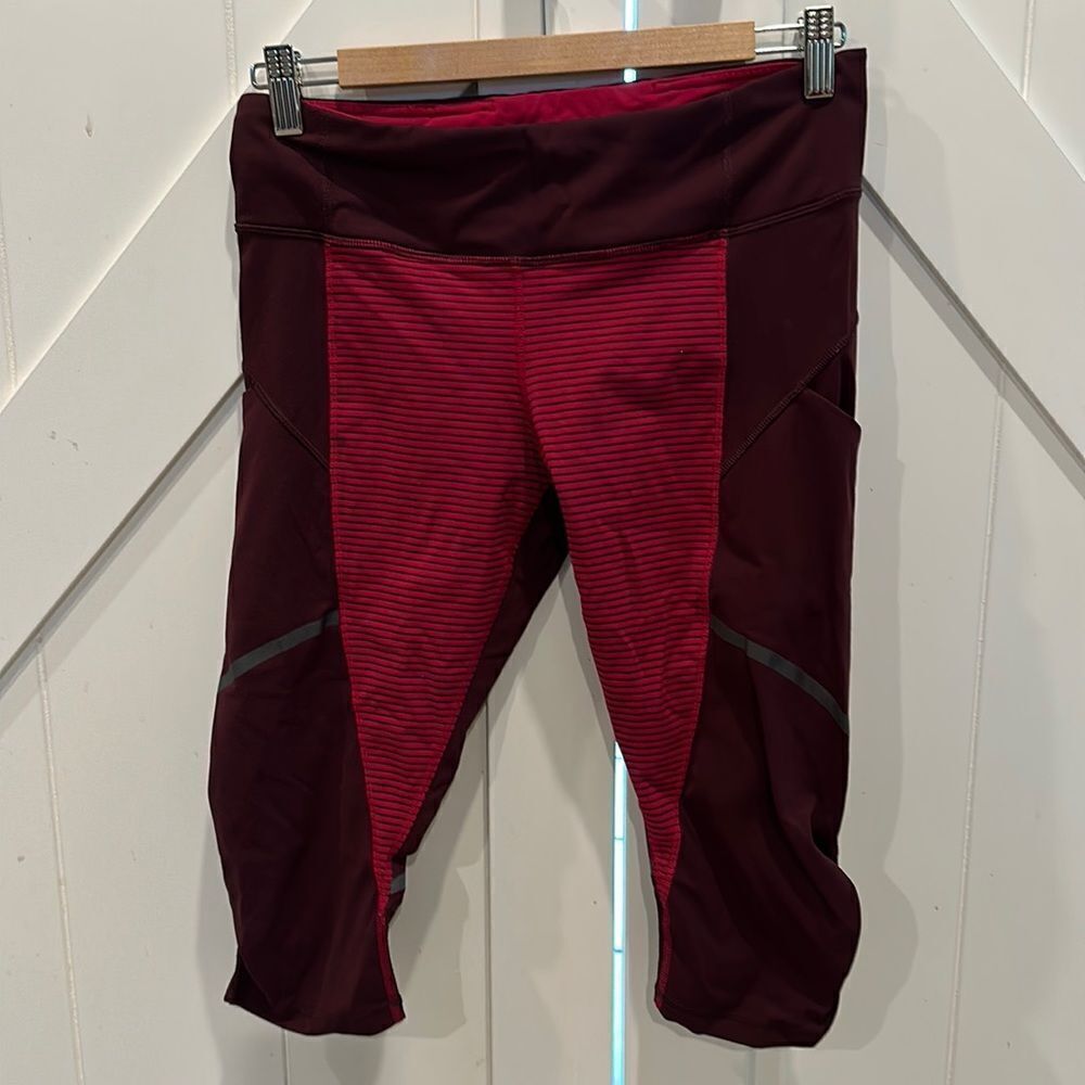 Lululemon capri pants with pockets‎